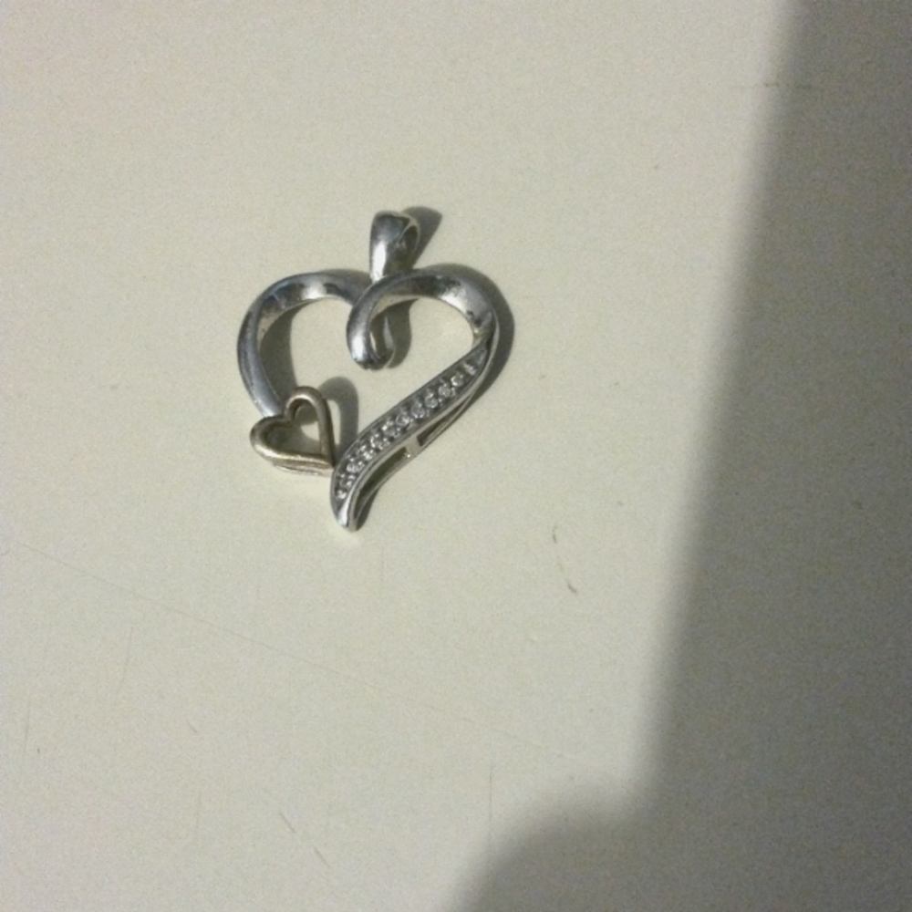 🔥10K 925 Diamond Heart Pendant🔥